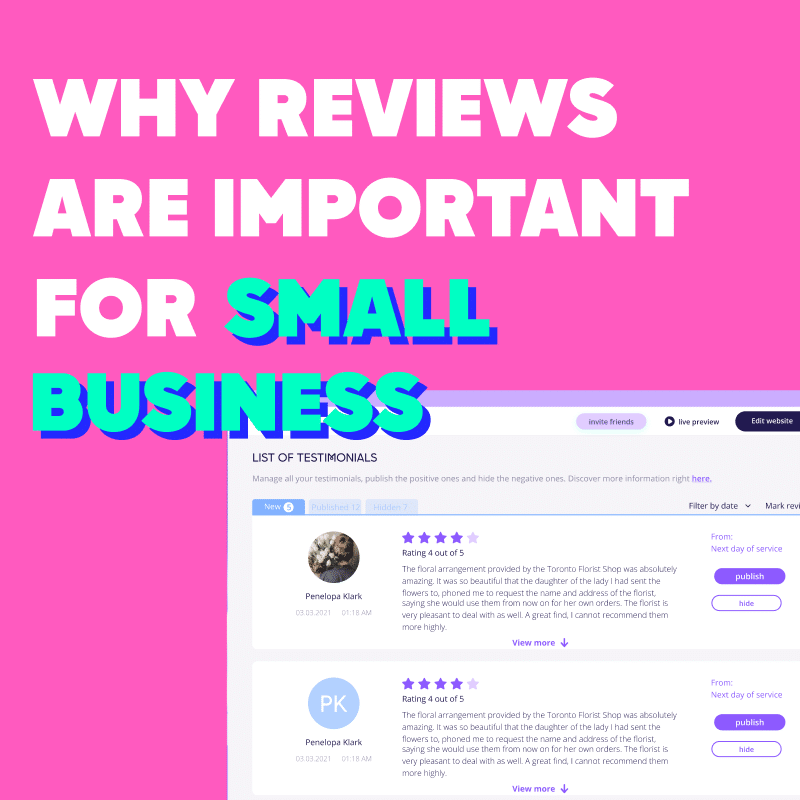 5 Reasons Why Reviews Are Important For Small Business