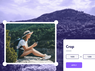 Try the Hocoos AI image cropper feature