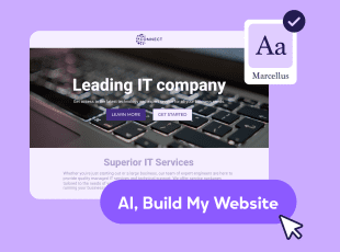 Create your business website with Al