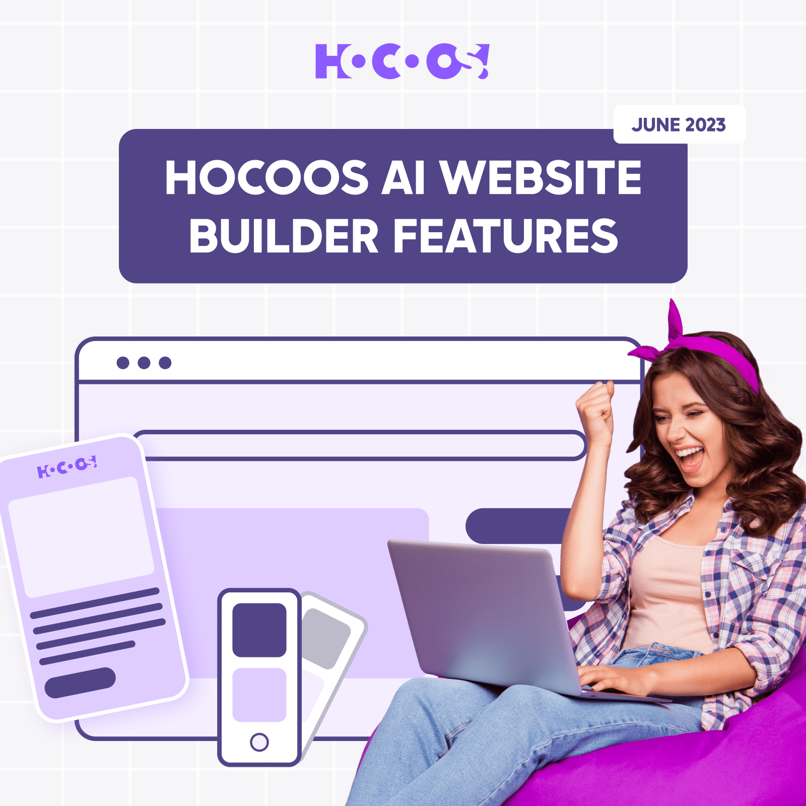 Hocoos AI Website Builder Features Update June 2023 Hocoos