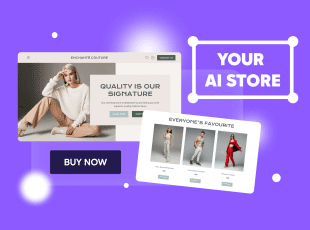 Build a store online with AI