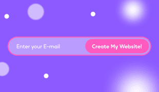 Just enter your email to create an AI website