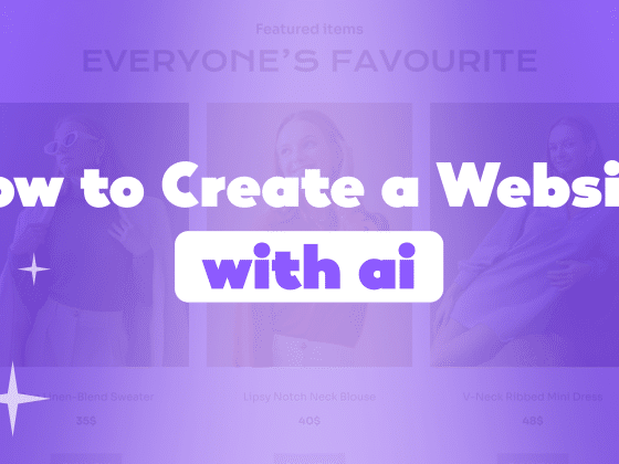 How to create a website with AI