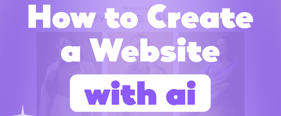 How to create a website with AI