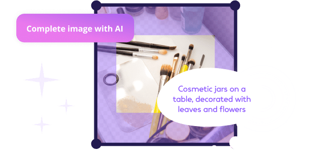 AI tool for image completion
