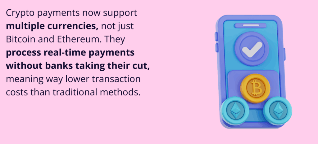 Website Trends 2026: The Future of Digital Experience is Here 2 Website Trends 2026: The Future of Digital Experience is Here. Icon of a smartphone showing a checkmark and cryptocurrency coins.