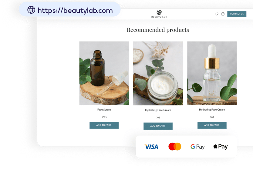 Website in Minuten