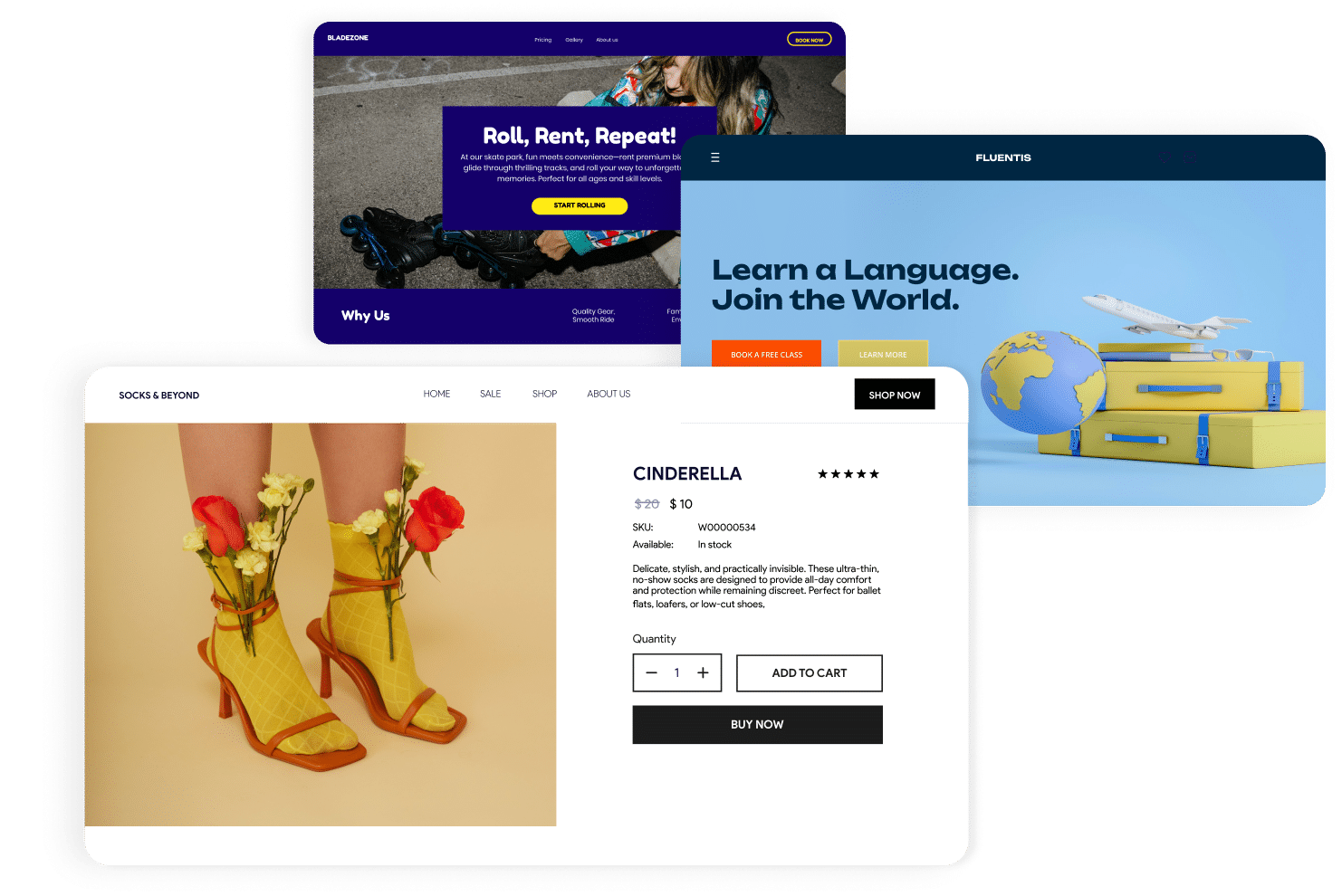 Website-Vorlagen-Hub