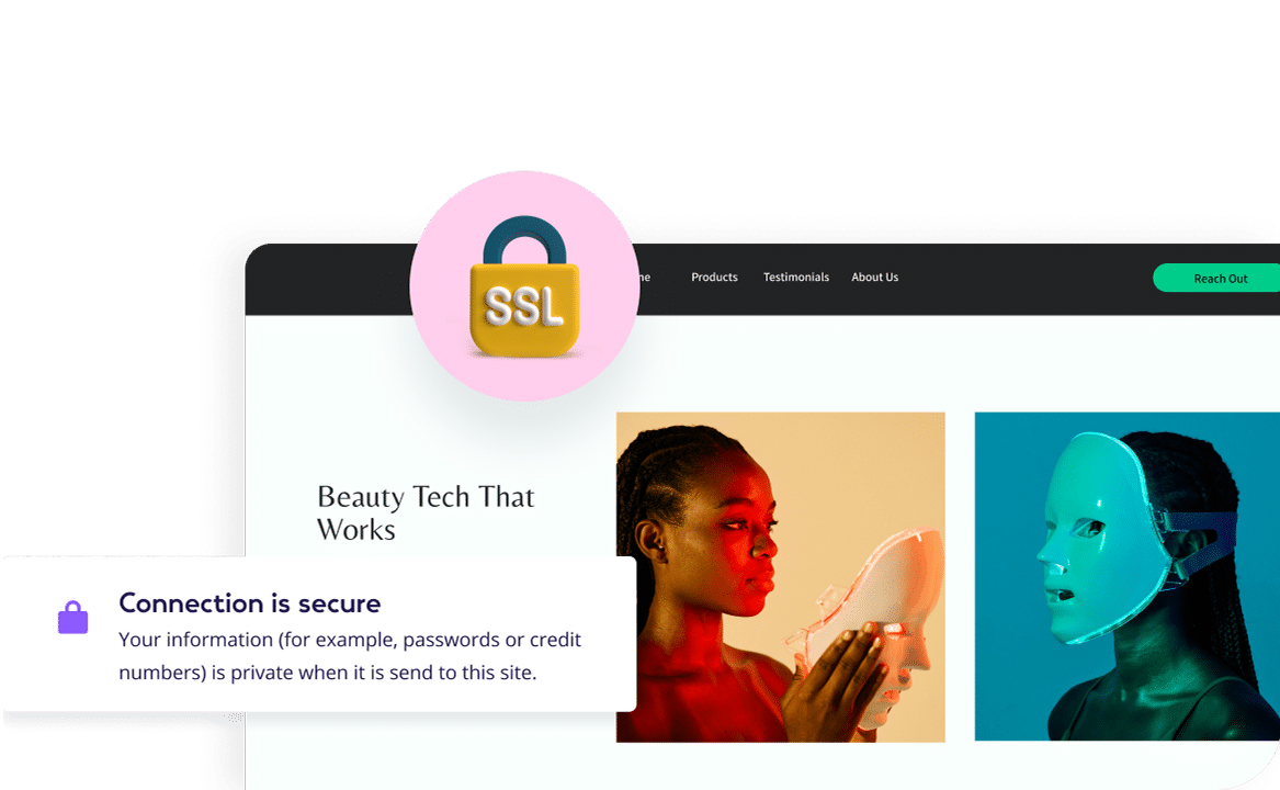 Fast, Secure Hosting Included