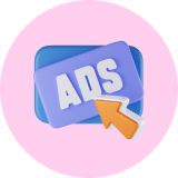 Ícone do Cartão de Marketing